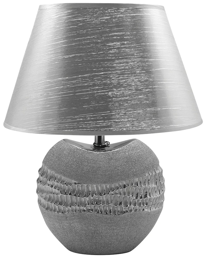 Lampa Splendor, ceramica, argintiu, 20x9x27 cm