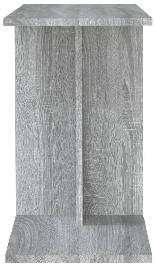 Masuta laterala, sonoma gri, 50x30x50 cm, lemn compozit 1, sonoma gri