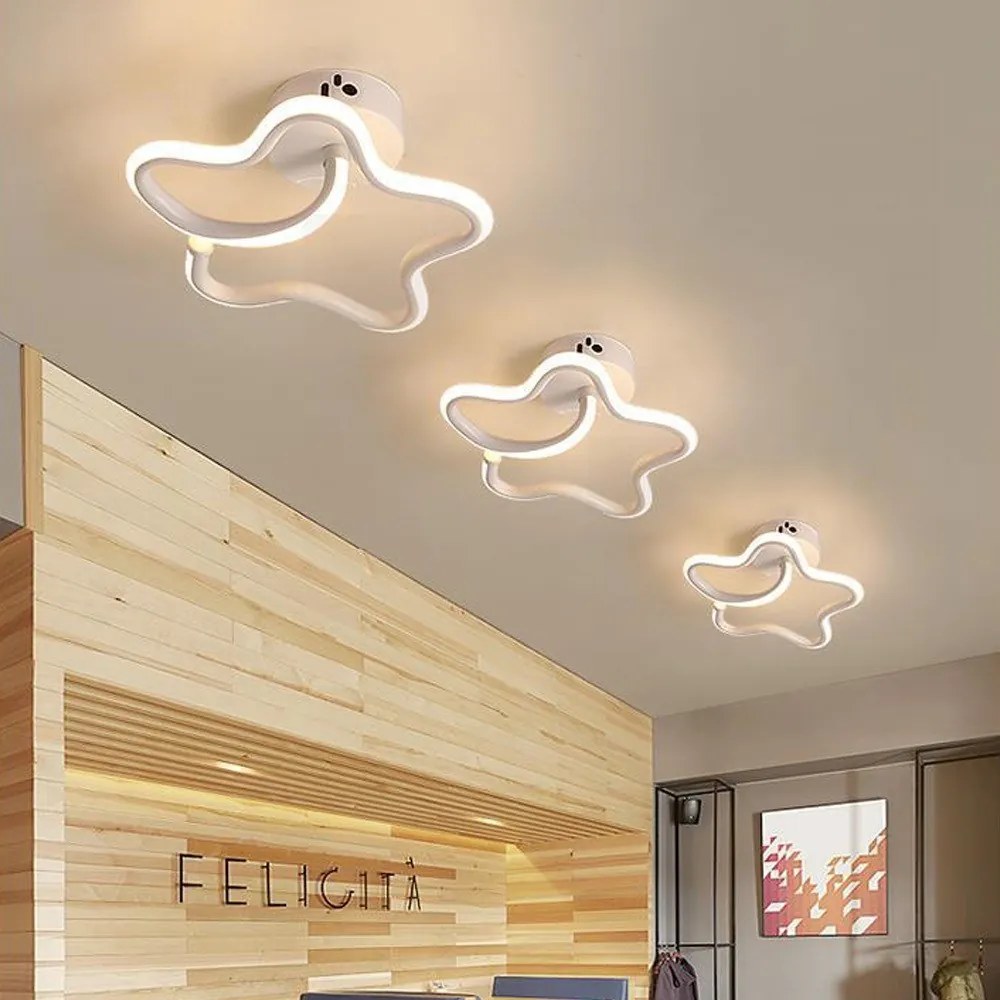 Lustra LED Plafoniera, Elit's Esn6130-WH, 36 w (18x18), 25cm x 10 cm