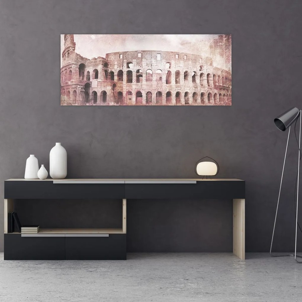 Tablou - Carte poștală de epocă a orașului N⁰2 (120x50 cm)