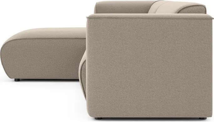 Colțar maro deschis (cu colț pe partea stângă/cu șezlong) Merid – Ropez