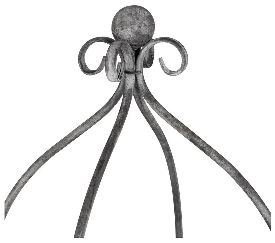 Etajeră gri din metal 45x144x45 cm Mireille – Ixia