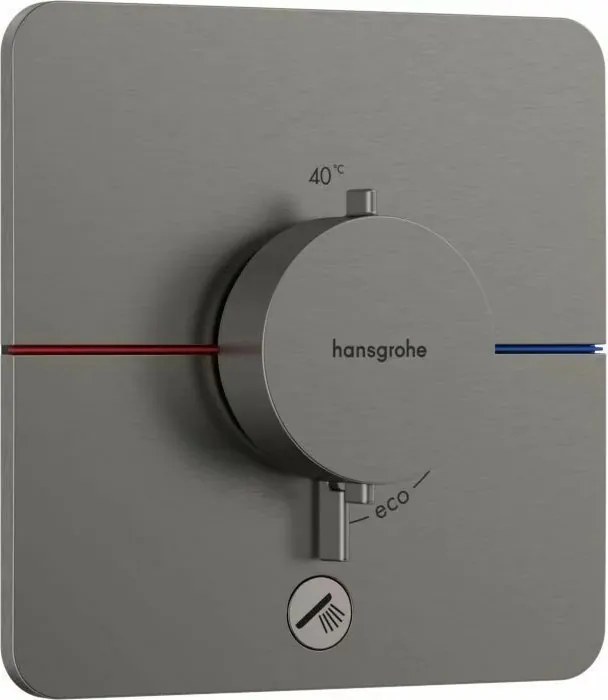 Baterie dus termostatata incastrata crom periat Hansgrohe ShowerSelect Comfort Q 1 functie si iesire suplimentara