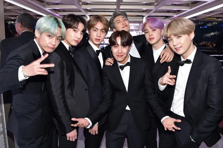 Fotografie South Korean boy band BTS at 61st Annual GRAMMY Awards, John Shearer