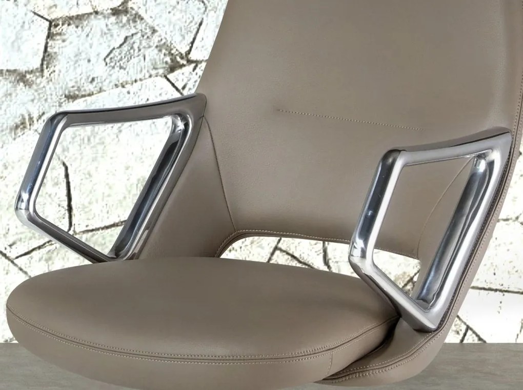 Scaun de birou modern piele sintetica Grey