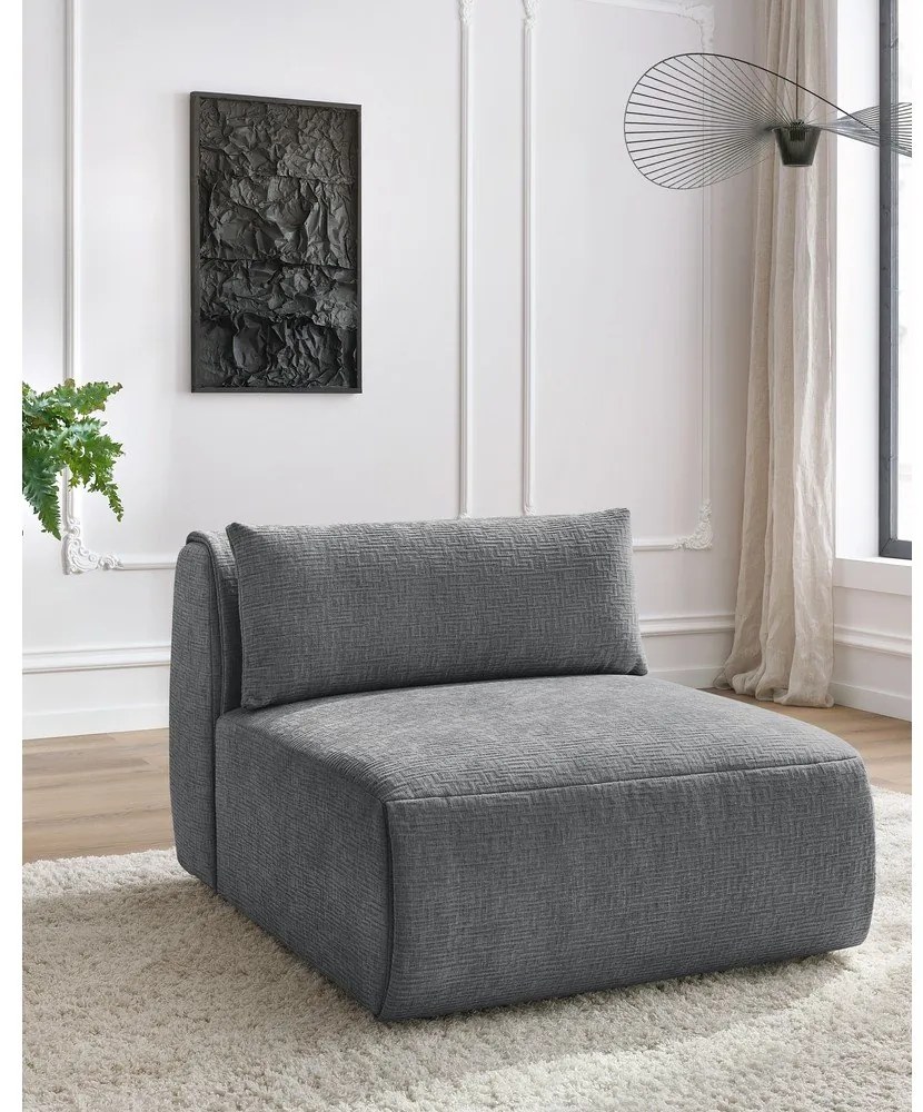 Modul pentru canapea gri Jeanne – Bobochic Paris