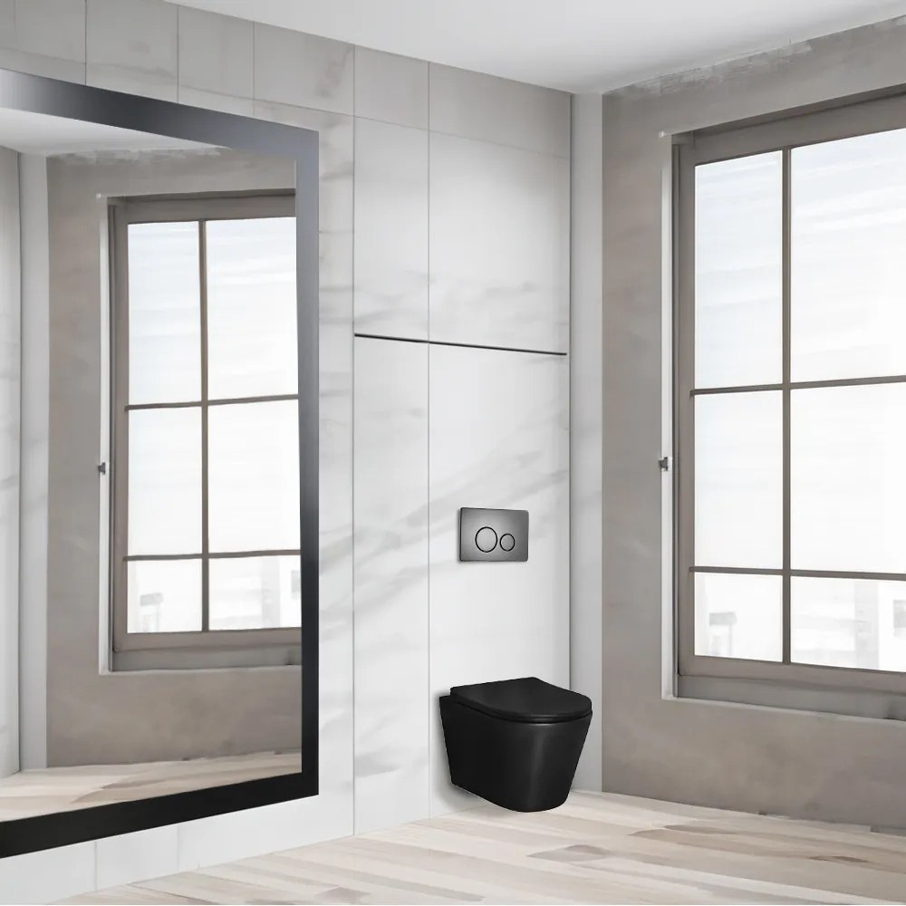 Set rezervor WC montat pe perete Roya Milos BLM 81GRE