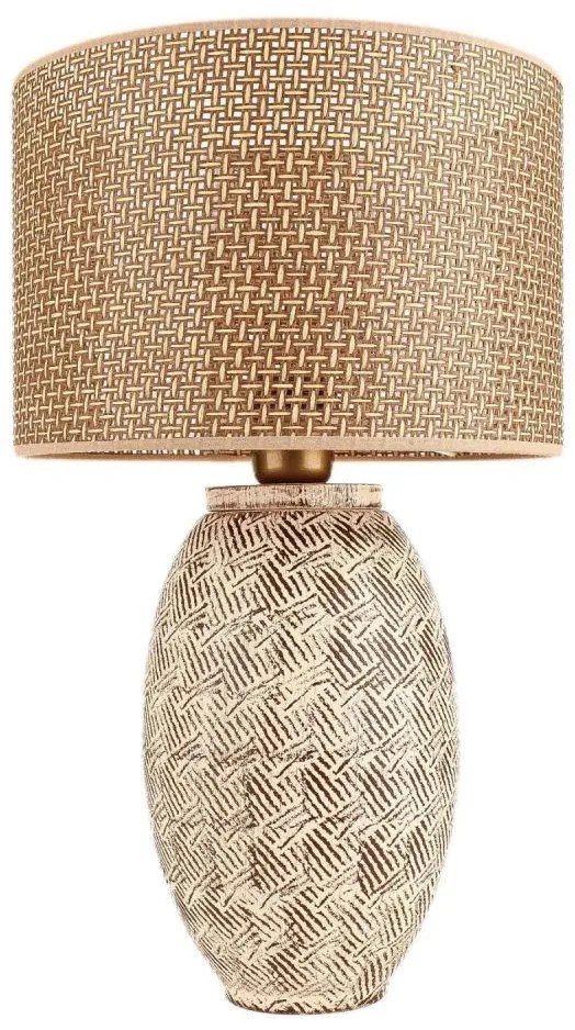 Lampă de masă RAMZES 1xE27/40W/230V, bej