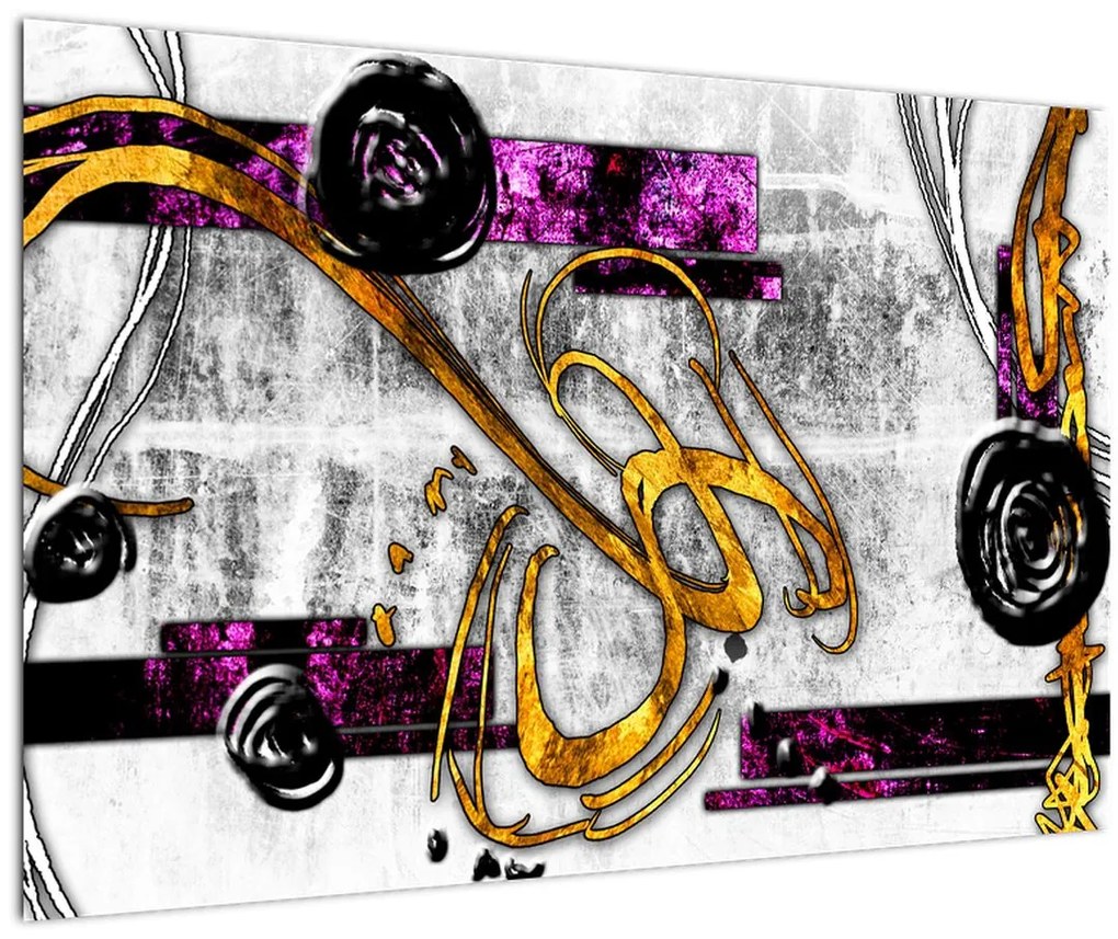 Tablou abstracției (90x60 cm)