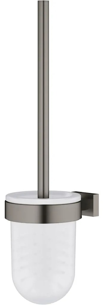Grohe Essentials perie de toaleta insurubat Brushed Hard Graphite 40513AL1
