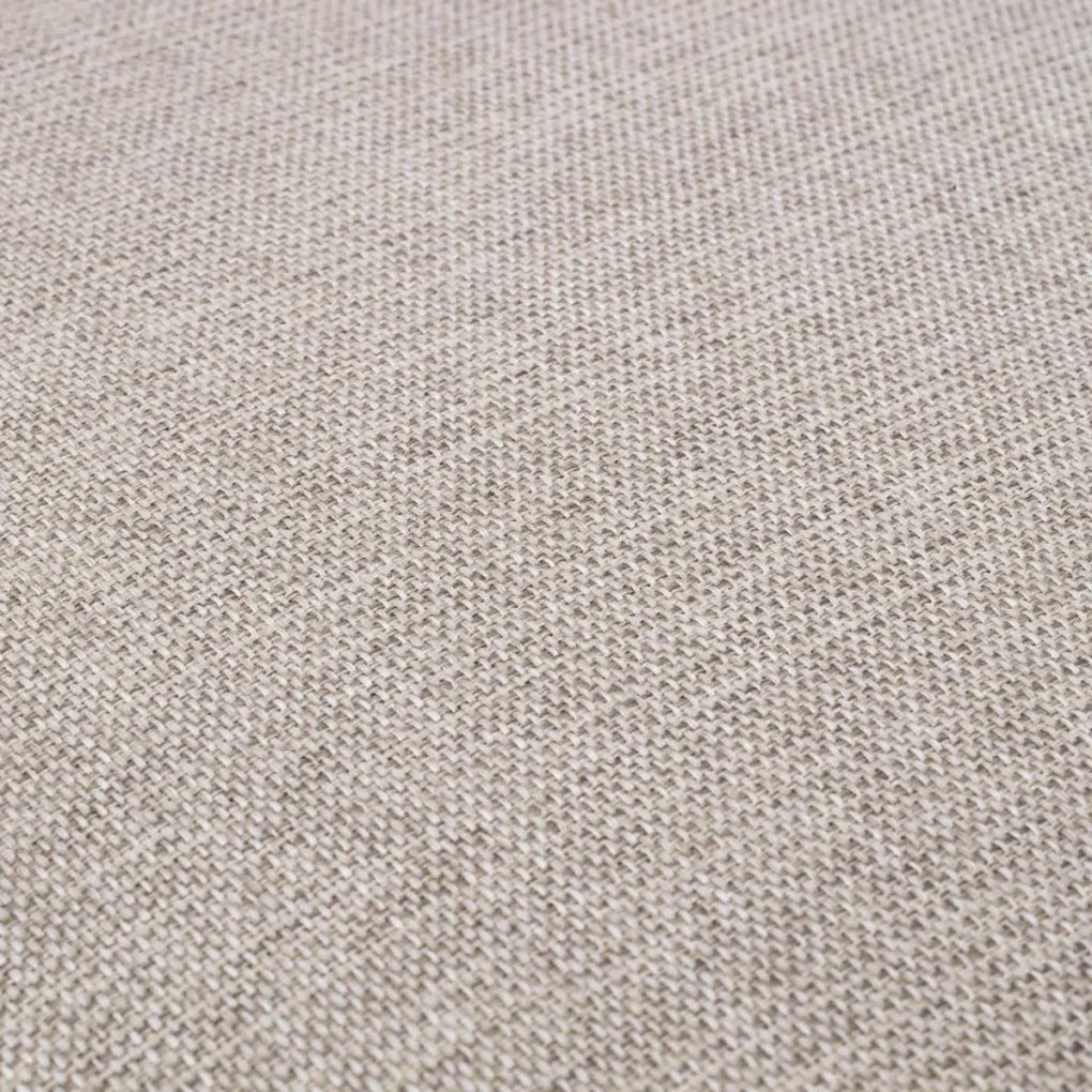 Fotoliu design modern cu tesatura de culoarea crem Rubautelli negru 109584 HZ