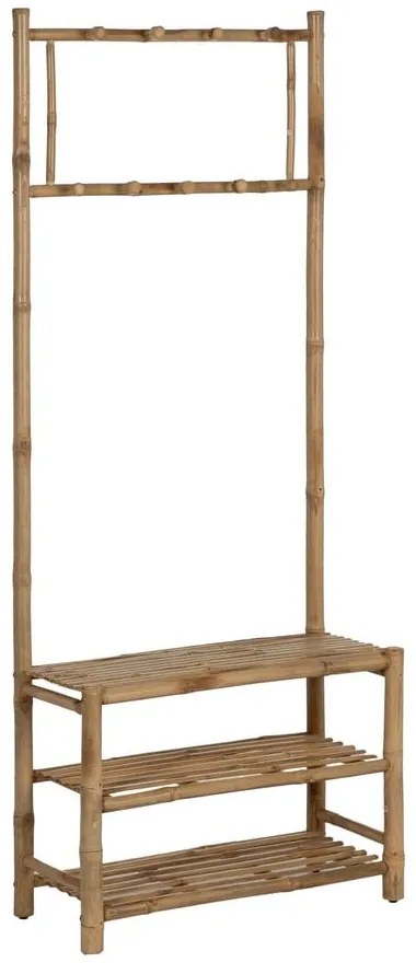 Set pentru hol în culoare naturală din bambus 70x175x32 cm Manali – Ixia