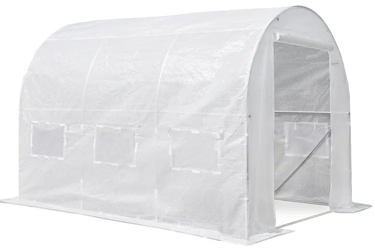 Cort din folie 200x200x300 cm cu cadru ranforsat + folie albă