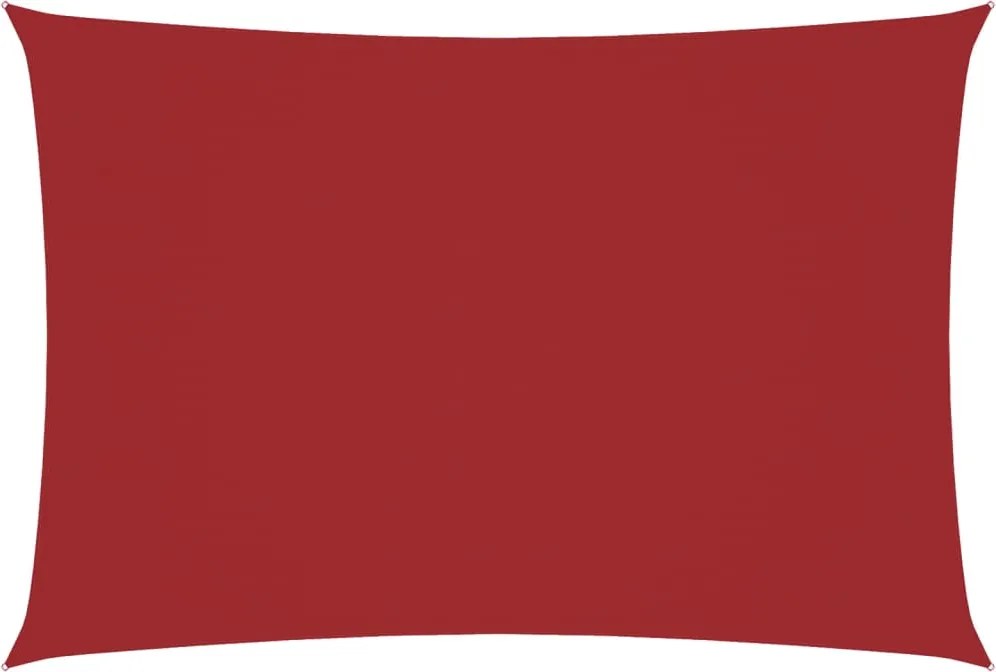 vidaXL Parasolar, roșu, 3x5 m, țesătură oxford, dreptunghiular