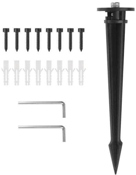 Set de extensie proiector LED RGBIC dimabil de exterior LED/4W/230V 3000-6500K IP65 Wi-Fi Tuya