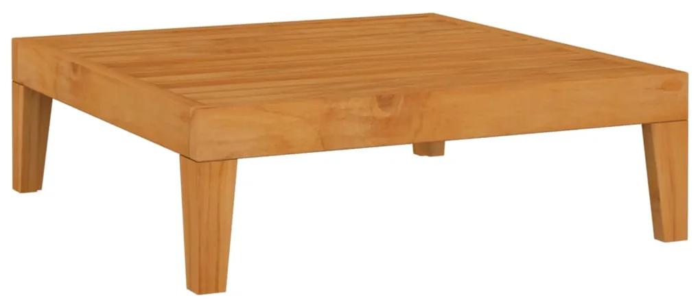 Set mobilier de gradina cu perne, 2 piese, lemn masiv de acacia 1, Crem, colt + masa
