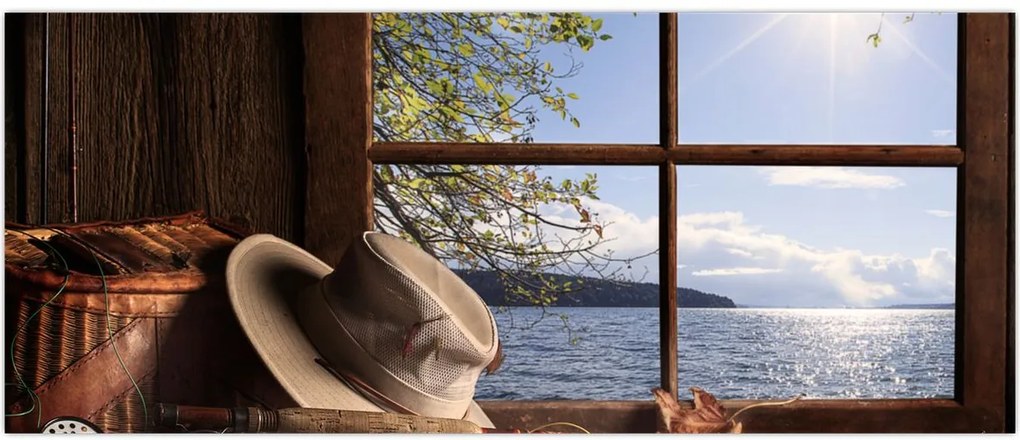 Tablou - Echipament de pescuit (120x50 cm)