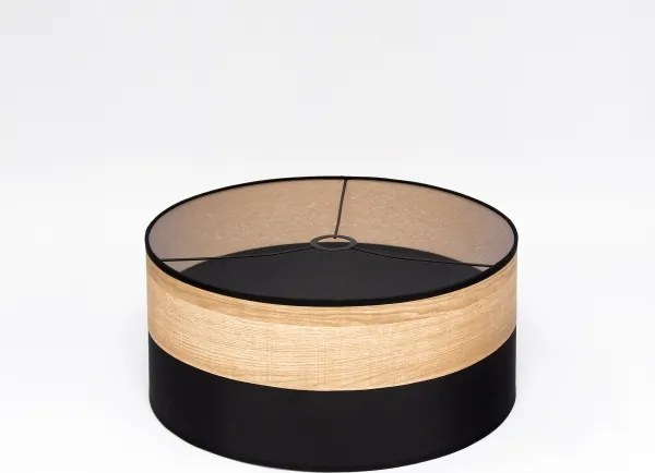 Pendul ALBA pe cablu, 1xE27/15W/230V, diametru 45 cm, negru/maro