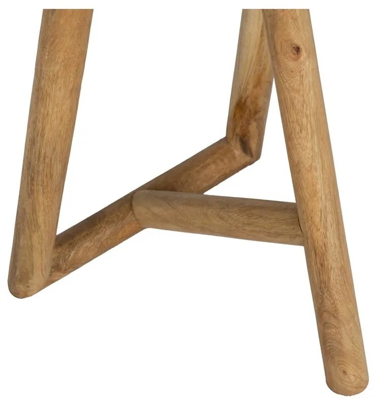 Măsuță auxiliară rotundă din lemn de mango ø 40 cm Mao – Ixia