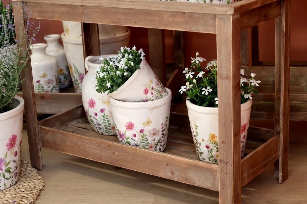Set 2 Console din lemn de pin