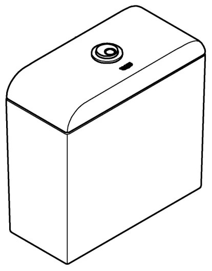 GROHE 39332000 - Rezervor WC EURO CERAMIC 385 × 170 × 370 mm ceramică/alb