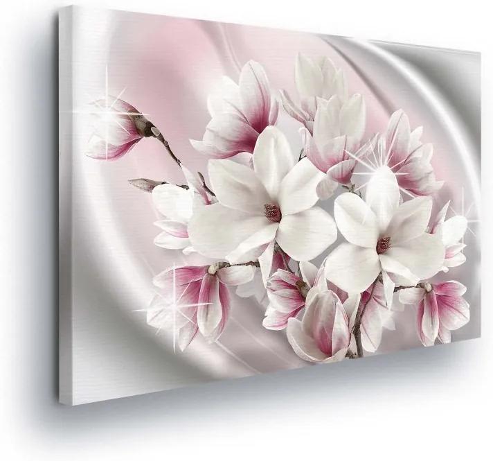 GLIX Tablou - Magic Pink Bouquet 100x75 cm