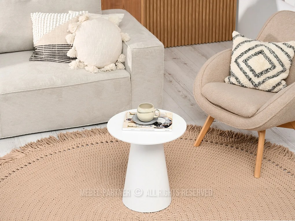 Măsuță de cafea Otava 45 (alb). 1111669