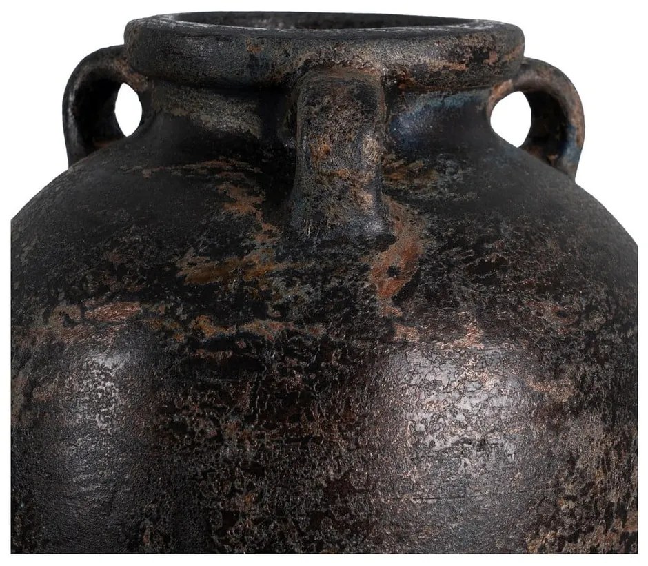 Vază maro închis din teracotă înaltă (înălțime 60 cm) Artem – Ixia