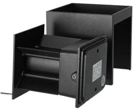 Aplică LED de exterior QUERK 2xLED/3W/230V 3000K IP54 negru