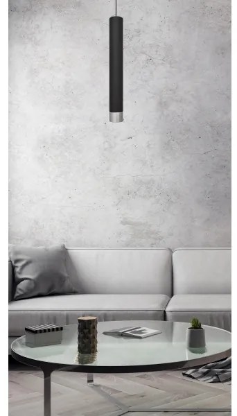 LED Lustră pe cablu TUBA 1xGU10/4,8W/230V