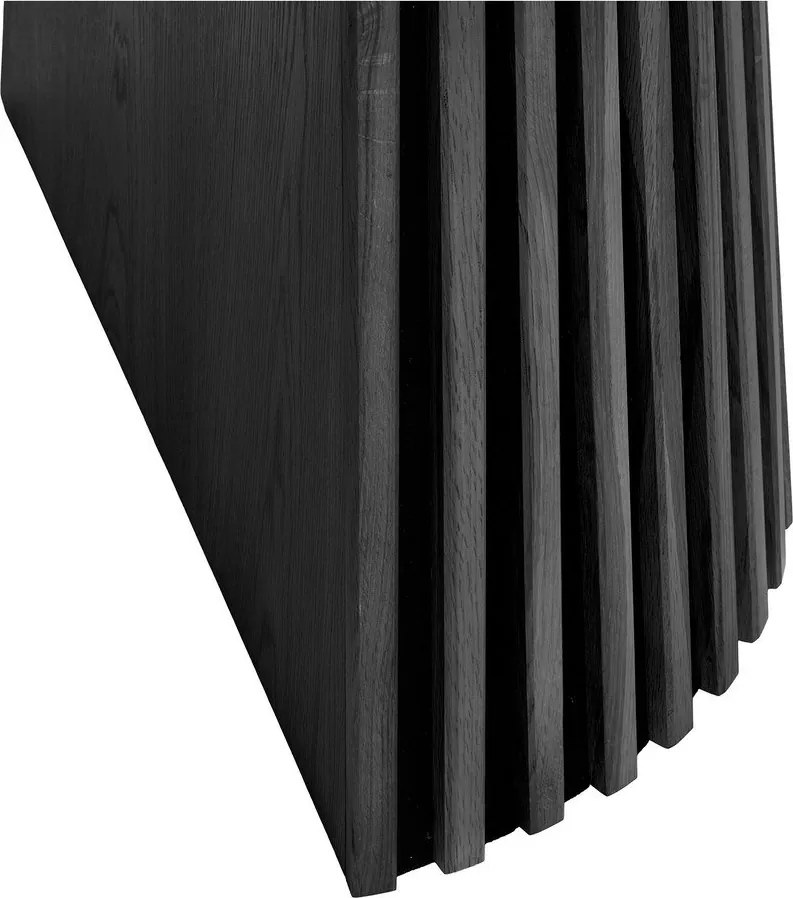 Masă de dining rotundă extensibilă cu blat cu aspect de lemn de stejar cu blat suplimentar ø 120 cm Osaka – House Nordic