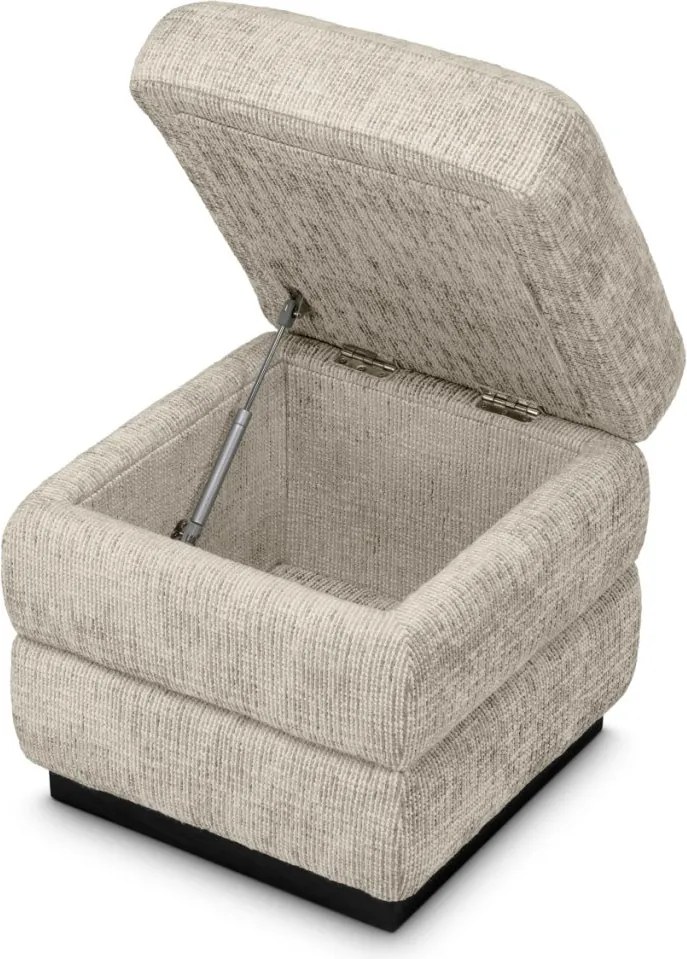 Taburete cu spatiu de depozitare Valmont, Creststone beige