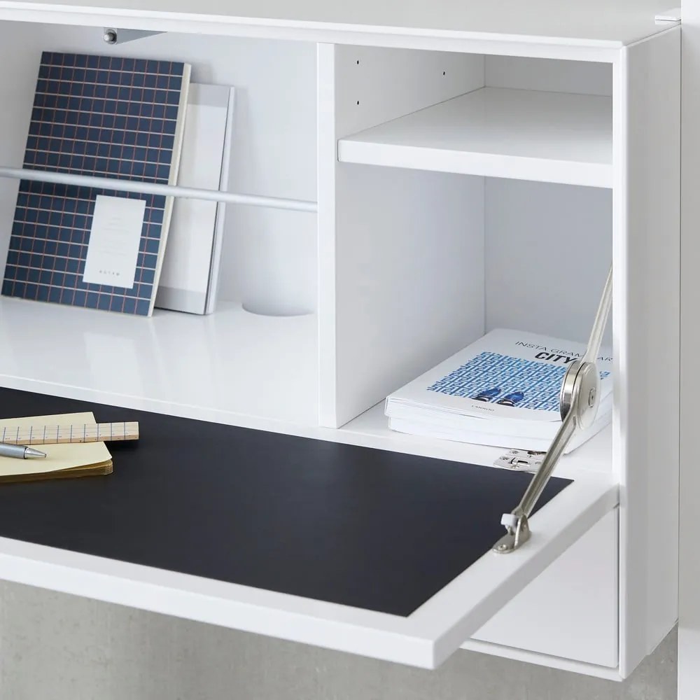 Sistem de rafturi și dulap multifuncțional Edge by Hammel, alb