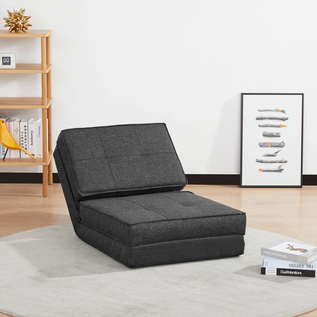 HOMCOM Fotoliu capitonat multifuncțional - design modern și confortabil | Aosom Romania