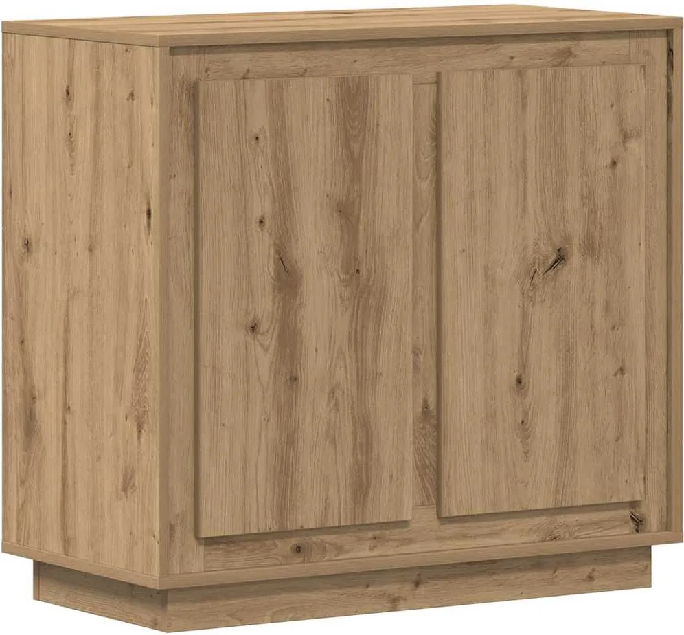 vidaXL Bufet Stejar Artizanal 80 x 40 x 75 cm Lemn compozit