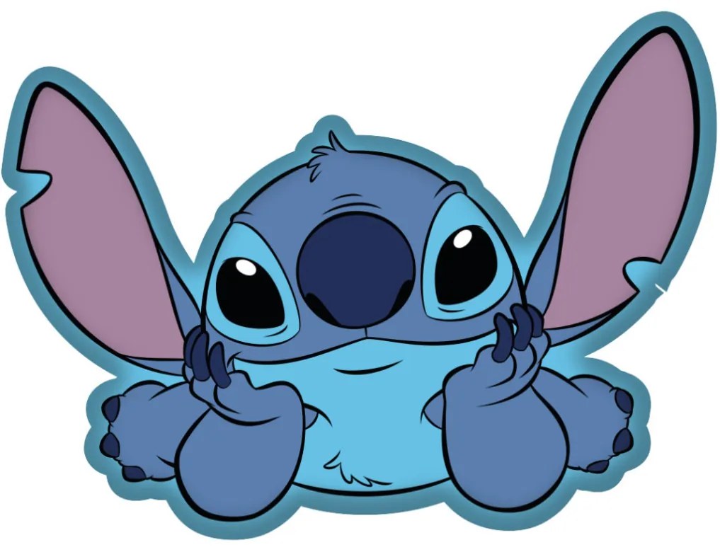 Disney Lilo și Stitch On The Belly pernă decorativă 35 cm