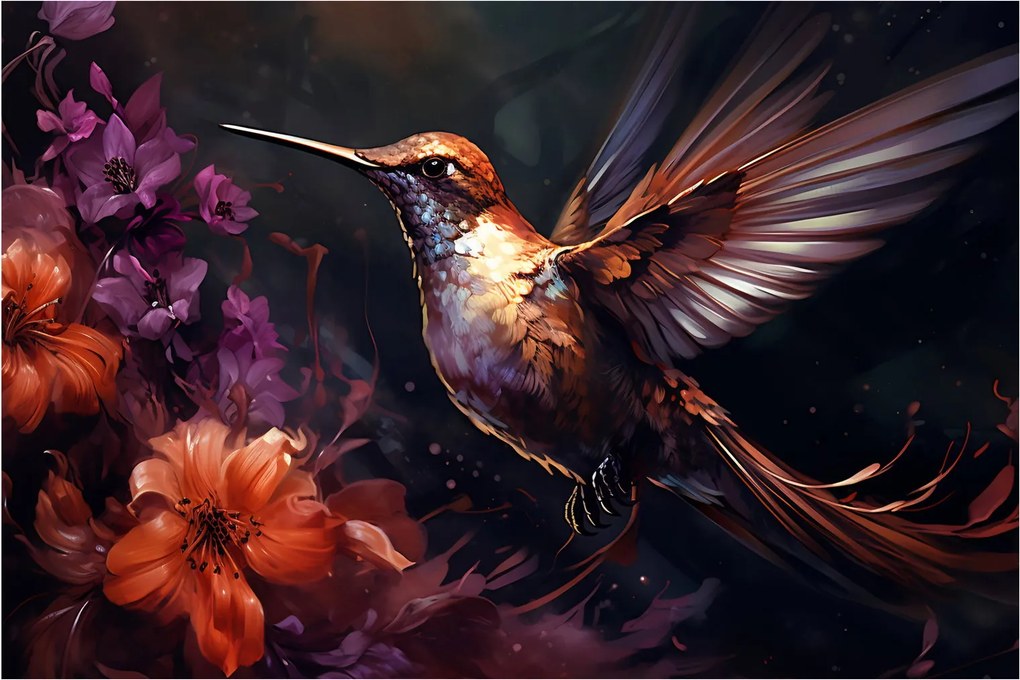 Tablou - Colibri (90x60 cm)