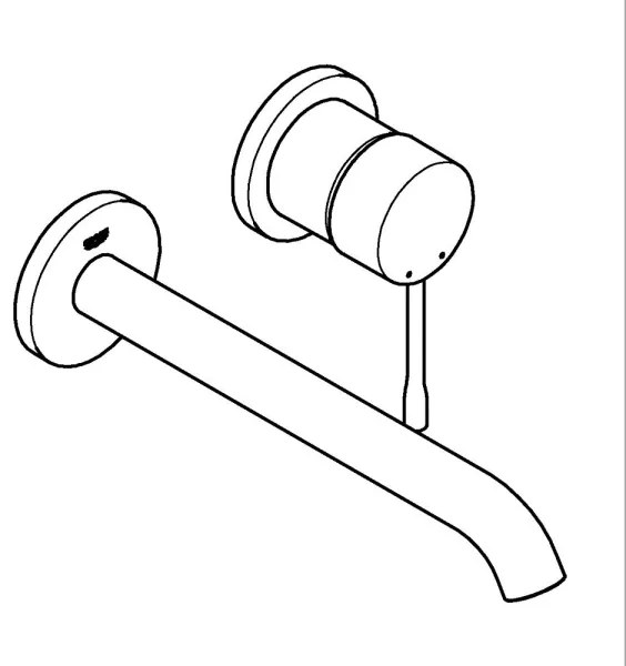 GROHE 19967001 - Baterie pentru lavoar ESSENCE, 110 mm, crom lucios