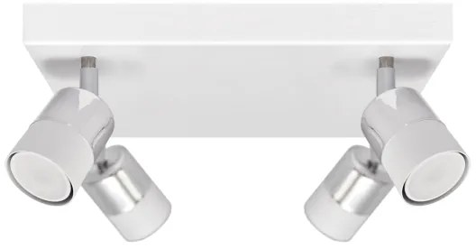 Spot LED TUBSSON 4xGU10/4,8W/230V alb/crom lucios