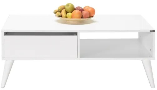 Măsuță de cafea 42x110 cm alb