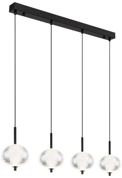 Lustră LED pe cablu Globo 16042-4H AIDA 4xLED/5,75W/230V 3000K/4500K/6500K