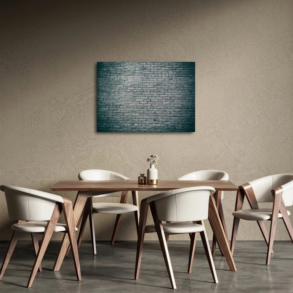 Tabloul cu perete din cărămidă (70x50 cm)
