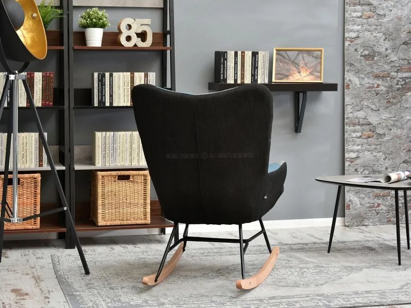 Fotoliu Sibyla (patchwork + fag negru). 1110387