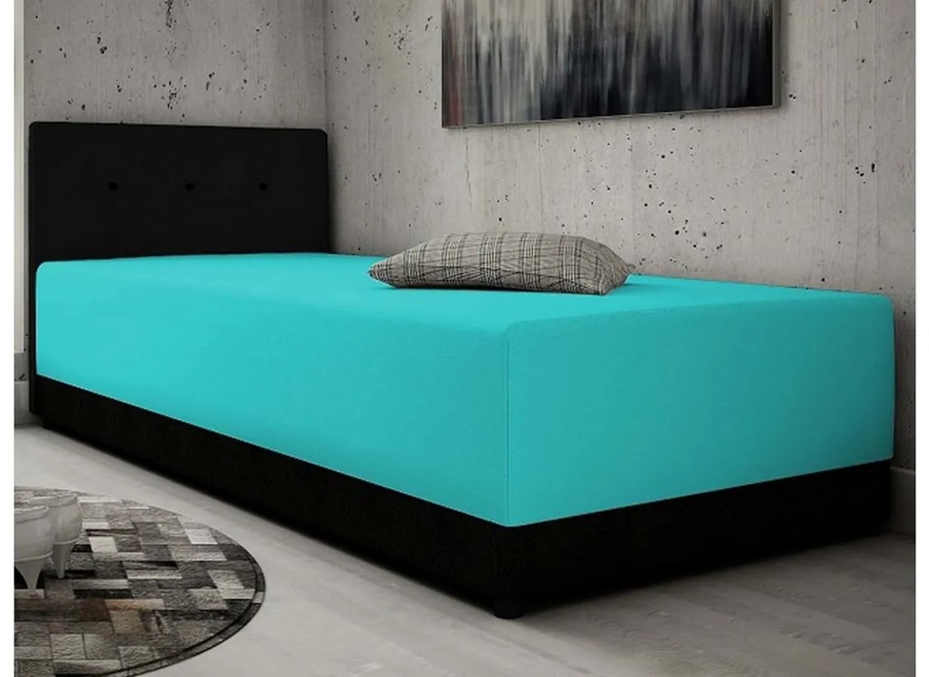 Supermobel Canapea KOLO, 200x80x40, dubai/negru