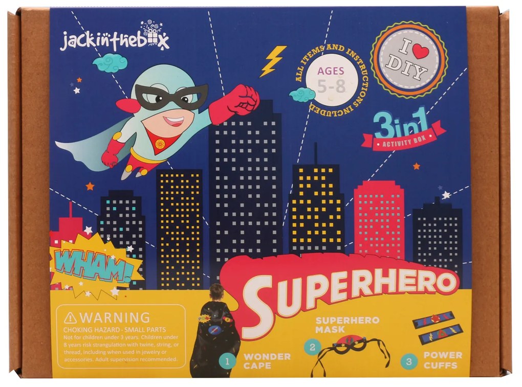 KIT CREATIE 3-IN-1 SUPEREROU - JACK IN THE BOX (JK10010)