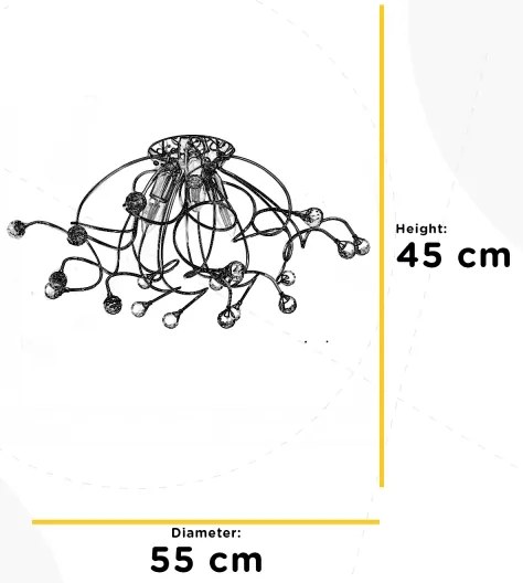 Lustră aplicată ONLI TRILLY 3xE14/6W/230V
