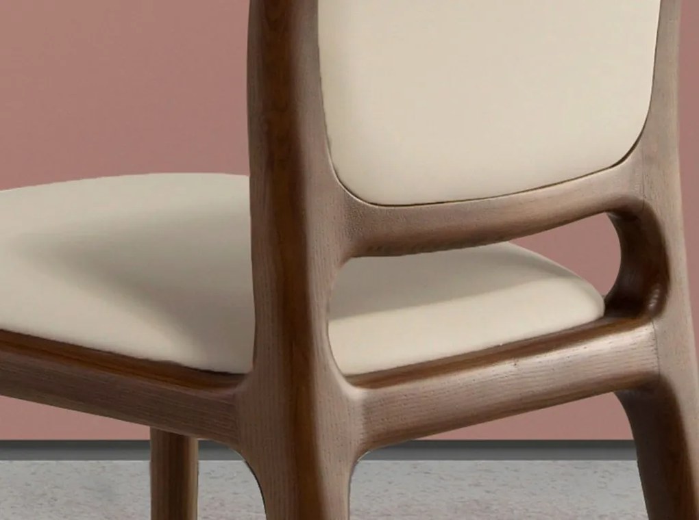 Scaun modern stil avangardist Cream