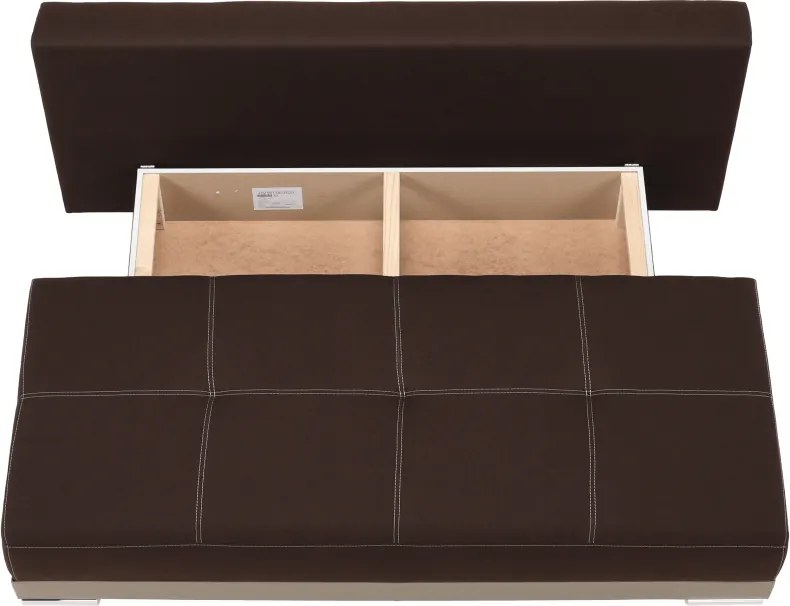 Canapea extensibilă, cacao/ciocolată, SALEM