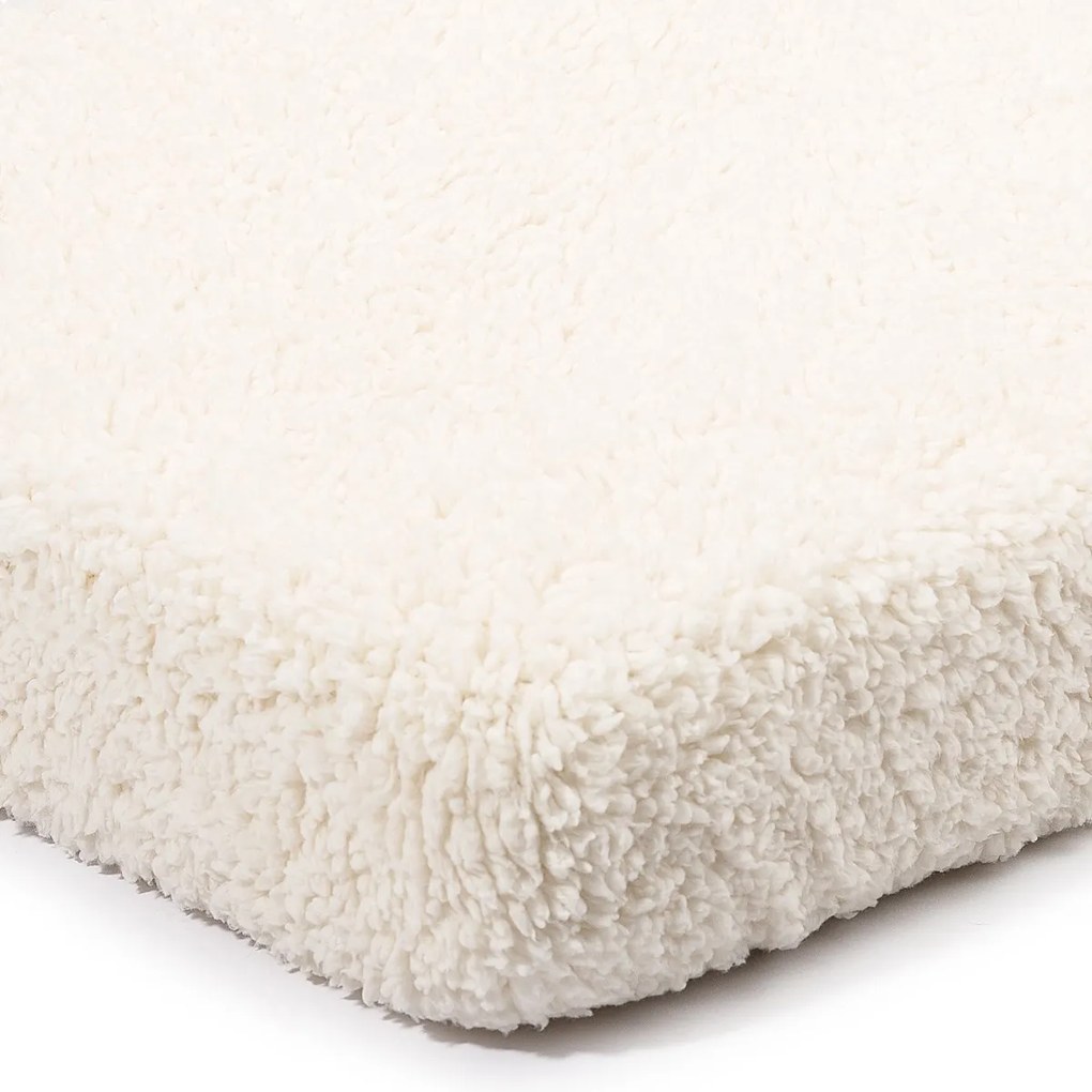 Cearşaf de pat 4Home din imitaţie de lână, crem, 180 x 200 cm