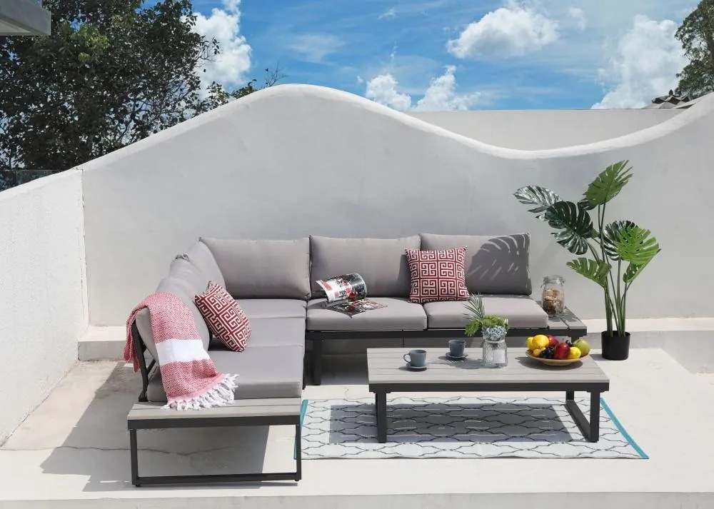 Set mobilier de grădină MODENA - Gri
